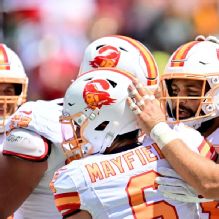 Bucs' Mayfield calls win over Jets personal, points to Wilks