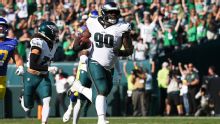 Jordan Davis' FG block, score caps off Eagles' win over Rams