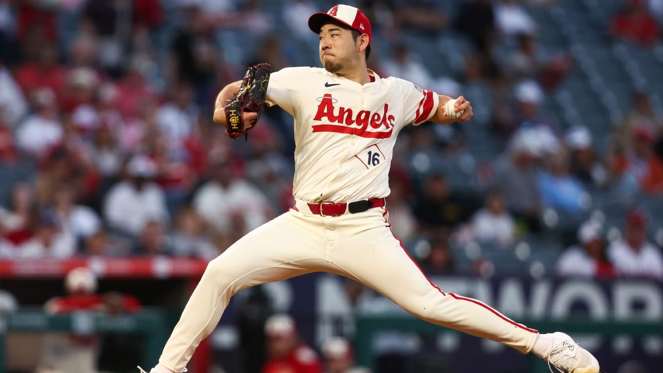 Angels’ Yusei Kikuchi exits early with shoulder tightness