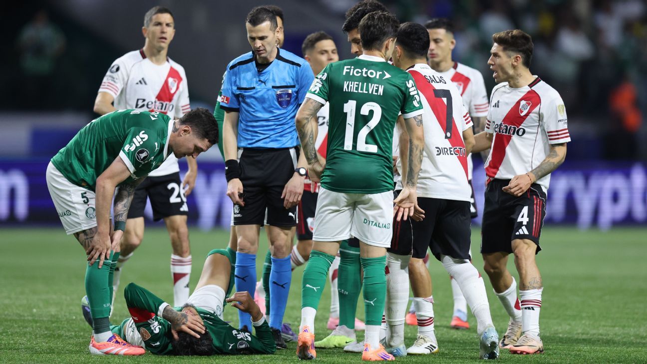 Gustavo Gómez passa por exames e preocupa Palmeiras após saída contra o River Plate