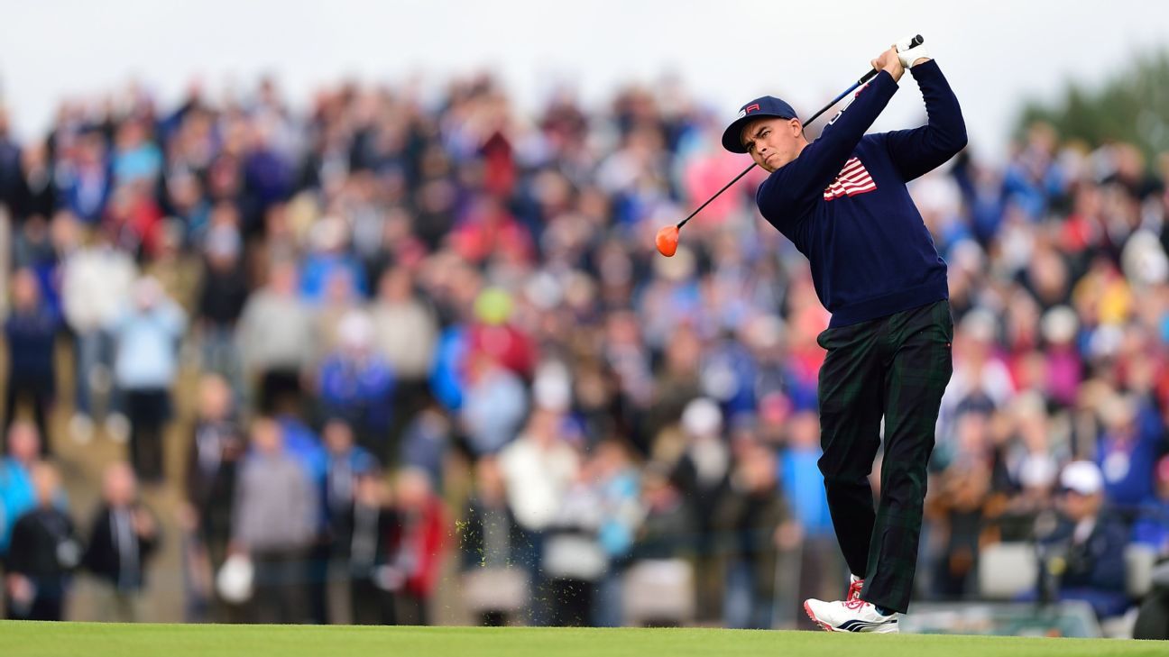 Equipo USA Ryder Cup 2014, segunda ronda con gráfico de bandera