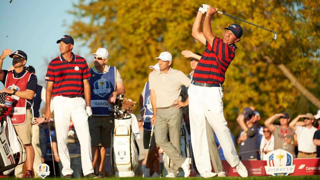 Ryder Cup 2016, segunda ronda con rayas rojas