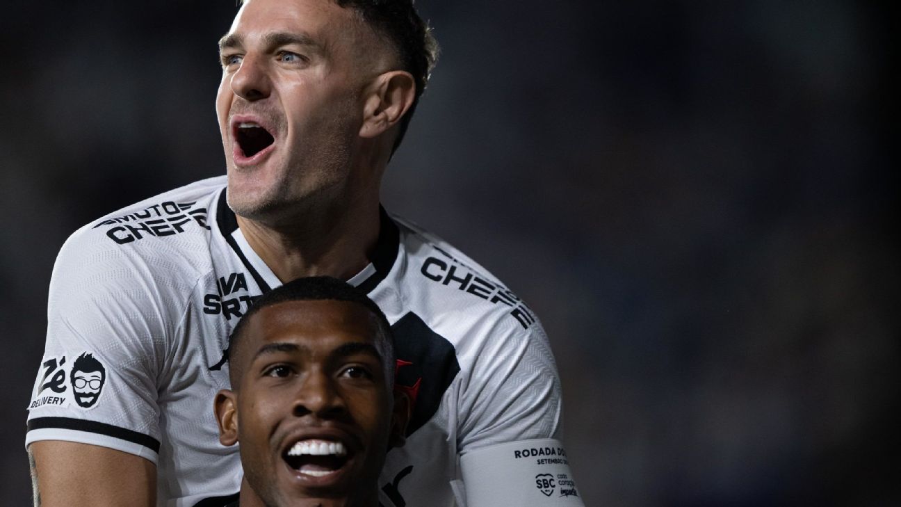 Vasco vence Cruzeiro e conquista segunda vitória seguida no Brasileirão.
