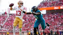 49ers QB Brock Purdy's status again up in air due to tore soreness