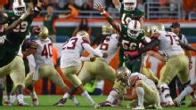 Miami-Florida State: History of the rivalry's odd kicking miscues