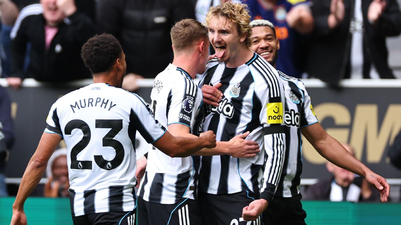 Woltemade anotó para el Newcastle.