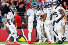 QB Cam Ward earns first NFL win as Titans stun Cardinals