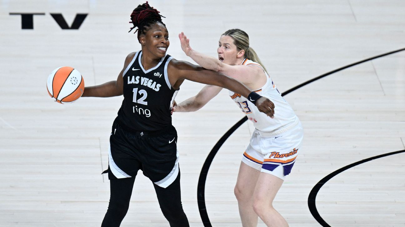 Whether she's drawing up plays in the huddle or directing traffic on the court, Gray has managed the Aces' offense and put them two wins from a title.