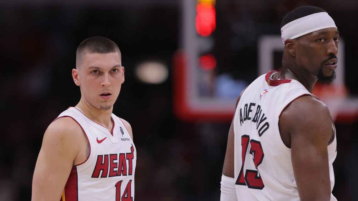 Tyler Herro and another Miami Heat player