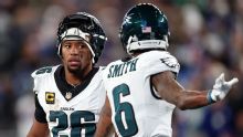 Eagles' Saquon Barkley ruled out; Devonta Smith to return