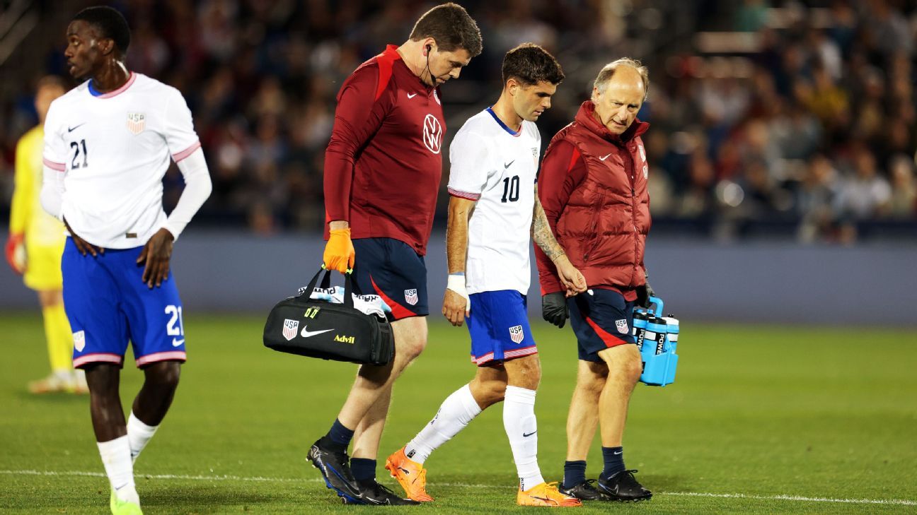 Wright y Roldán brillan: ¿USMNT con boleto al Mundial? Análisis y lesiones 3 Christian Pulisic lesionado en el campo.