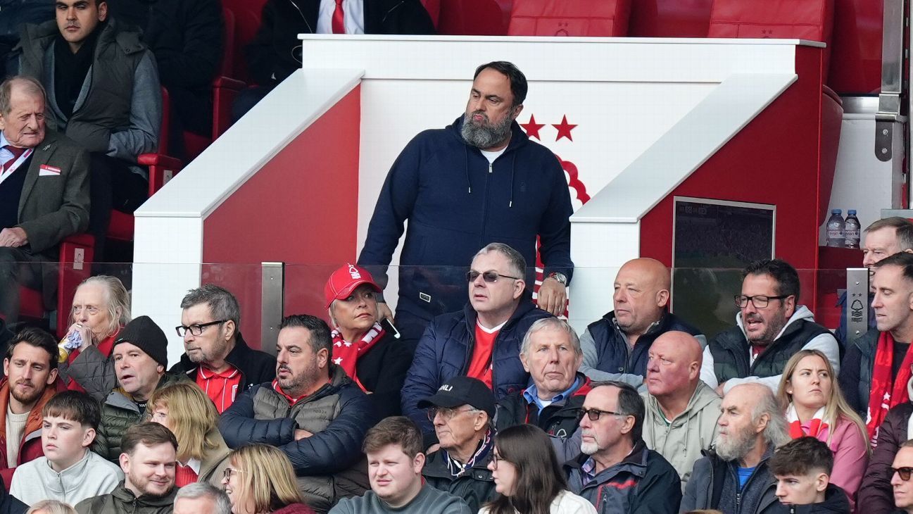 Nottingham Forest owner Evangelos Marinakis left his seat at the City Ground during the second half of the team's defeat to Chelsea.