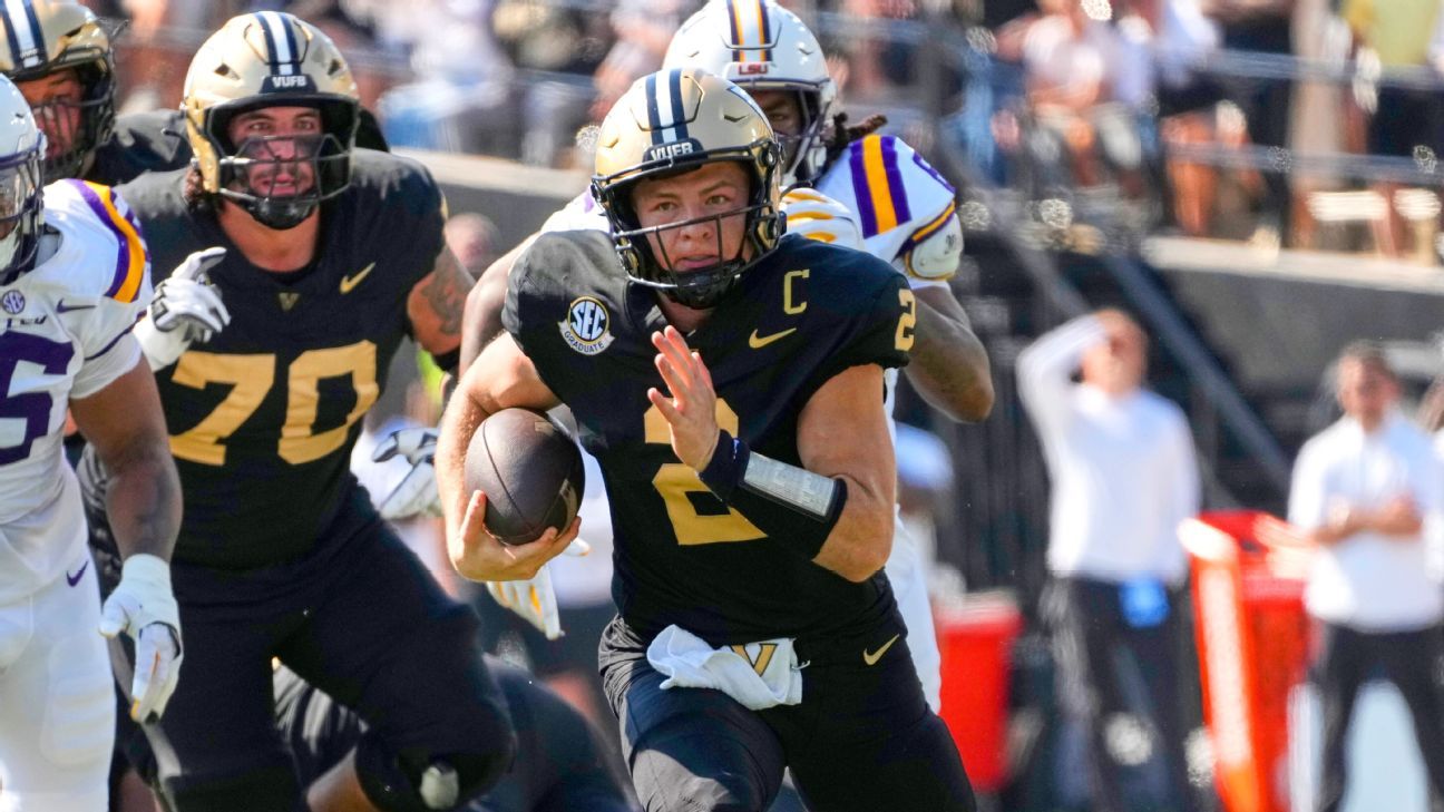 College GameDay set at Vanderbilt