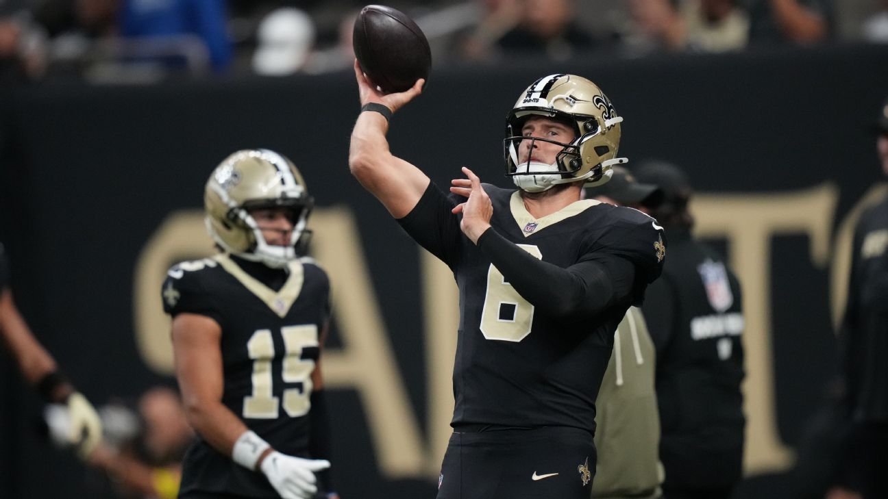 Saints go to rookie QB Shough as Rattler benched