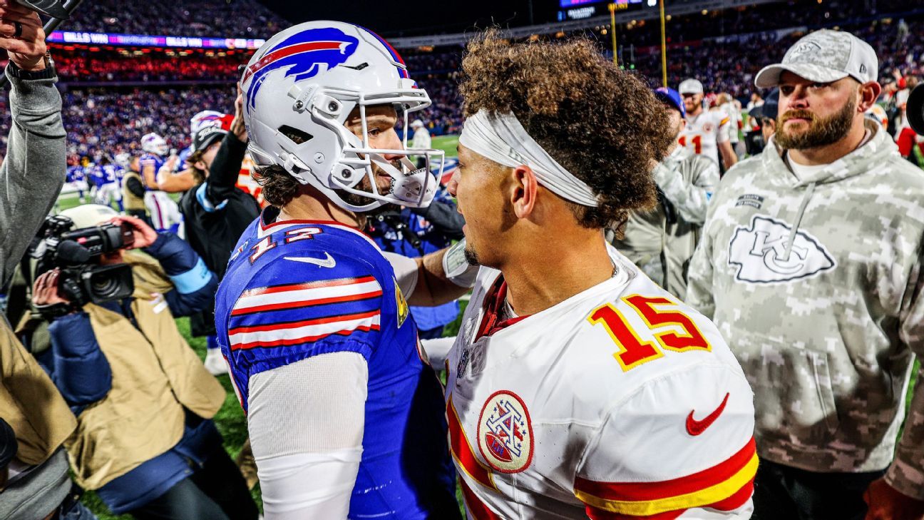 Patrick Mahomes vs. Josh Allen, Round 10: AFC foes who are more similar than you would think