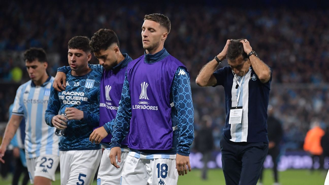 Técnico do Racing desabafa após eliminação para o Flamengo na Libertadores: 'Decepcionei meu povo'