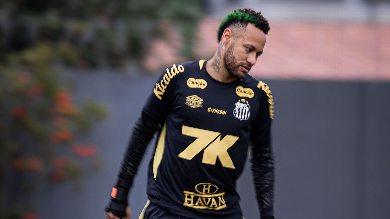 Neymar deve retornar ao Santos diante do Flamengo; Palmeiras também é uma possibilidade