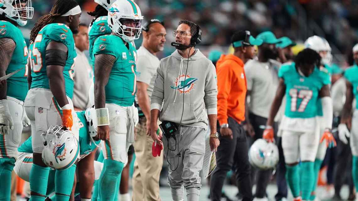Miami Dolphins head coach Mike McDaniel