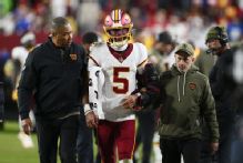 Sources: No ligament damage or surgery for Commanders QB Daniels