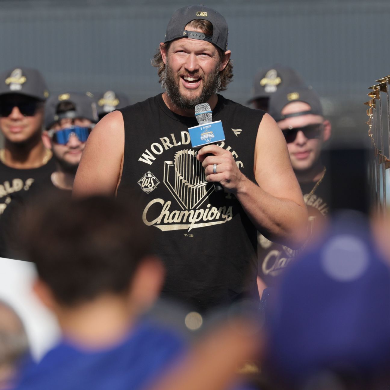 Clayton Kershaw and family