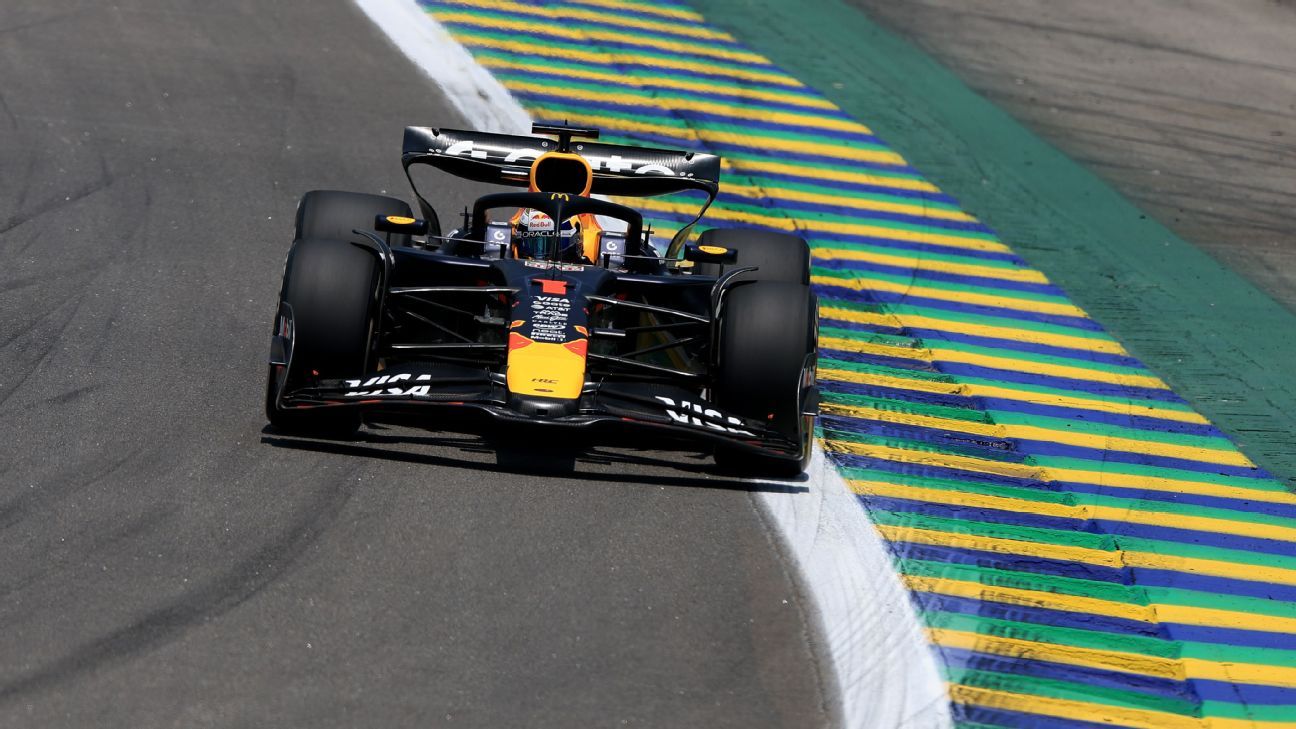 Max Verstappen fue eliminado en la Q1 en Brasil.