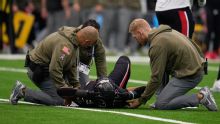 Texans' M.J. Stewart carted off with leg in cast vs. Jaguars