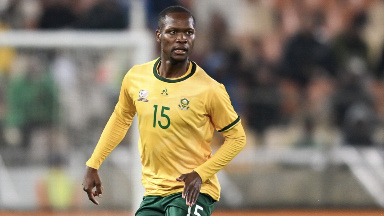 Bafana's Thabo Moloisane taking Hugo Broos's 'winning mentality' back to Stellenbosch