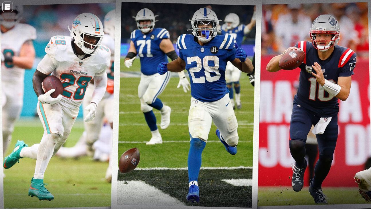 Colts voltam a vencer com show de Taylor, Patriots superam Buccaneers, e Dolphins surpreendem: o melhor da Semana 10 da NFL