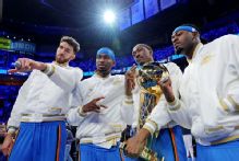 Thunder remain NBA title betting favorites; Spurs, Celtics follow
