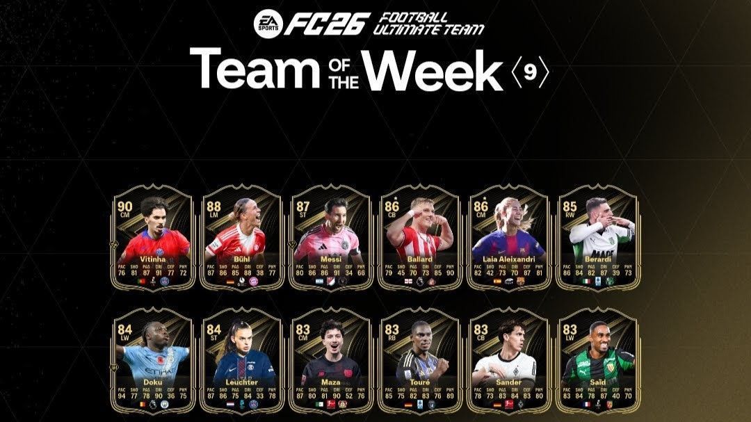 Lionel Messi makes EA FC 26 Team of the Week with MLS Cup heroics