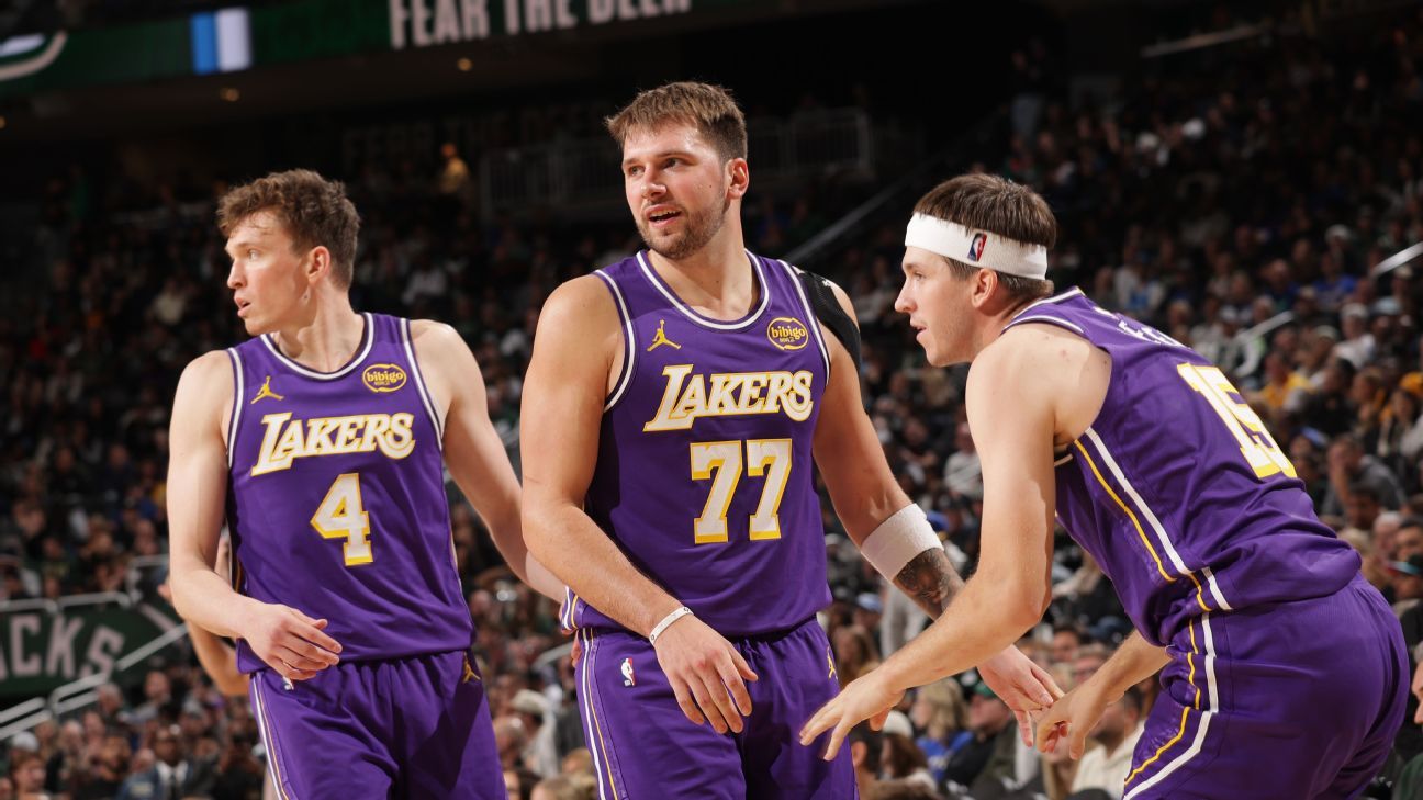 Lakers têm primeiro tempo de gala e dominam os Bucks; Bronny James é titular, mas decepciona