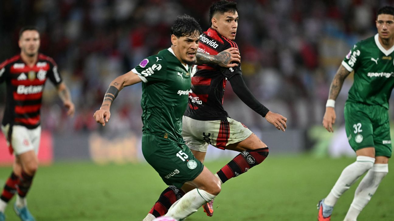 STJD marca julgamentos de Gustavo Gómez, Piquerez e João Martins após críticas contra a arbitragem em Flamengo x Palmeiras