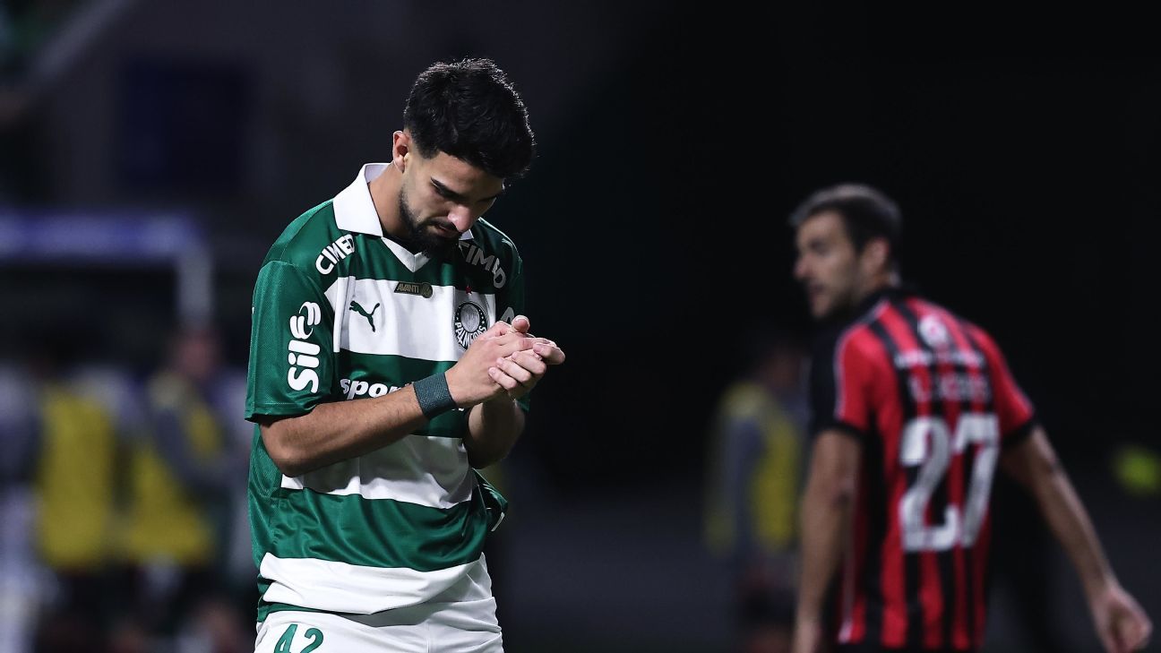 Palmeiras empata com o Vitória e perde a chance de virar líder na rodada