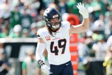 Alex Singleton back at Broncos practice, 'tracking' to play SNF