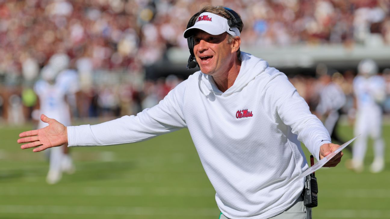 'I got a lot of praying to do to figure that out': Kiffin tops best lines of CFB Week 14