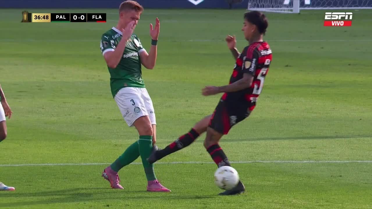 Erick Pulgar se salvó de la roja para Flamengo en la final de la ...