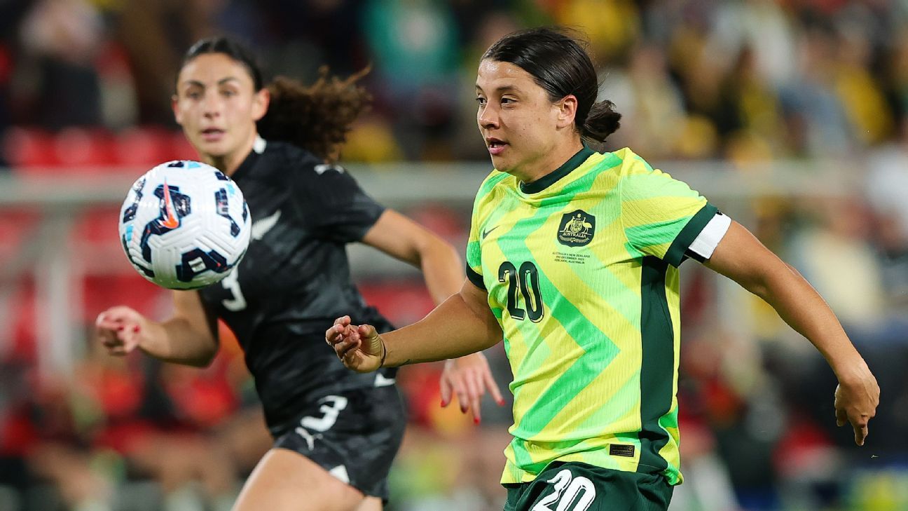 Matildas defeat New Zealand, but all eyes were on Sam Kerr