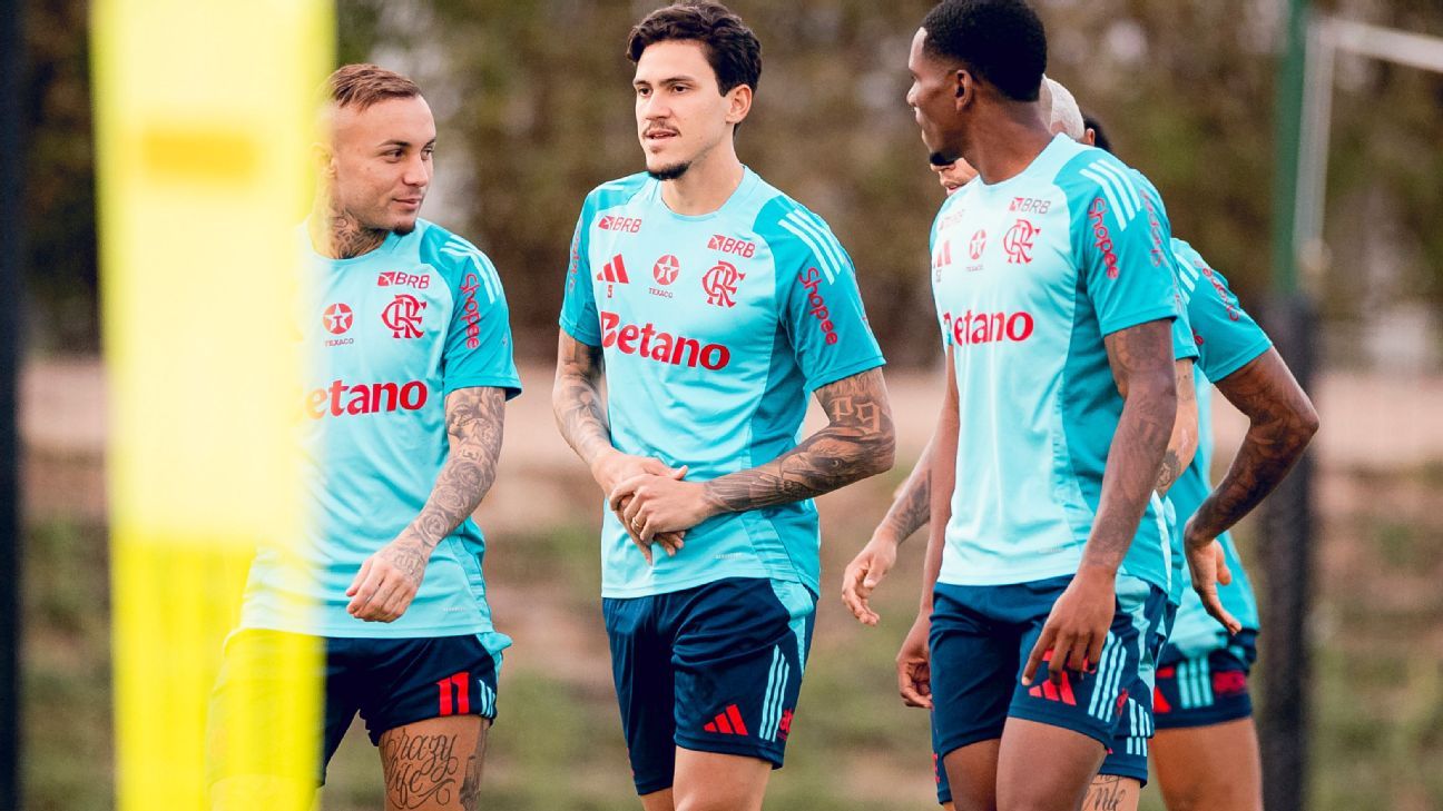 Pedro se reapresenta e treina com bola ao lado dos colegas no Flamengo, em momento decisivo