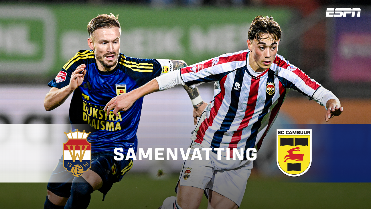 Samenvatting Willem II - SC Cambuur