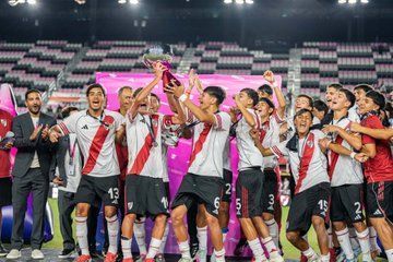 Messi Cup won by River Plate who defeated Atlético Madrid