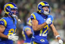 Rams' Nacua dazzles on field, rips refs again to cap chaotic day