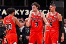 Bulls outlast Hawks in season's highest scoring game