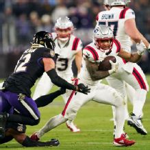 TreVeyon Henderson exits Patriots-Ravens with head injury