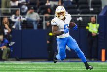 Chargers RB Omarion Hampton (ankle) to play vs. Patriots