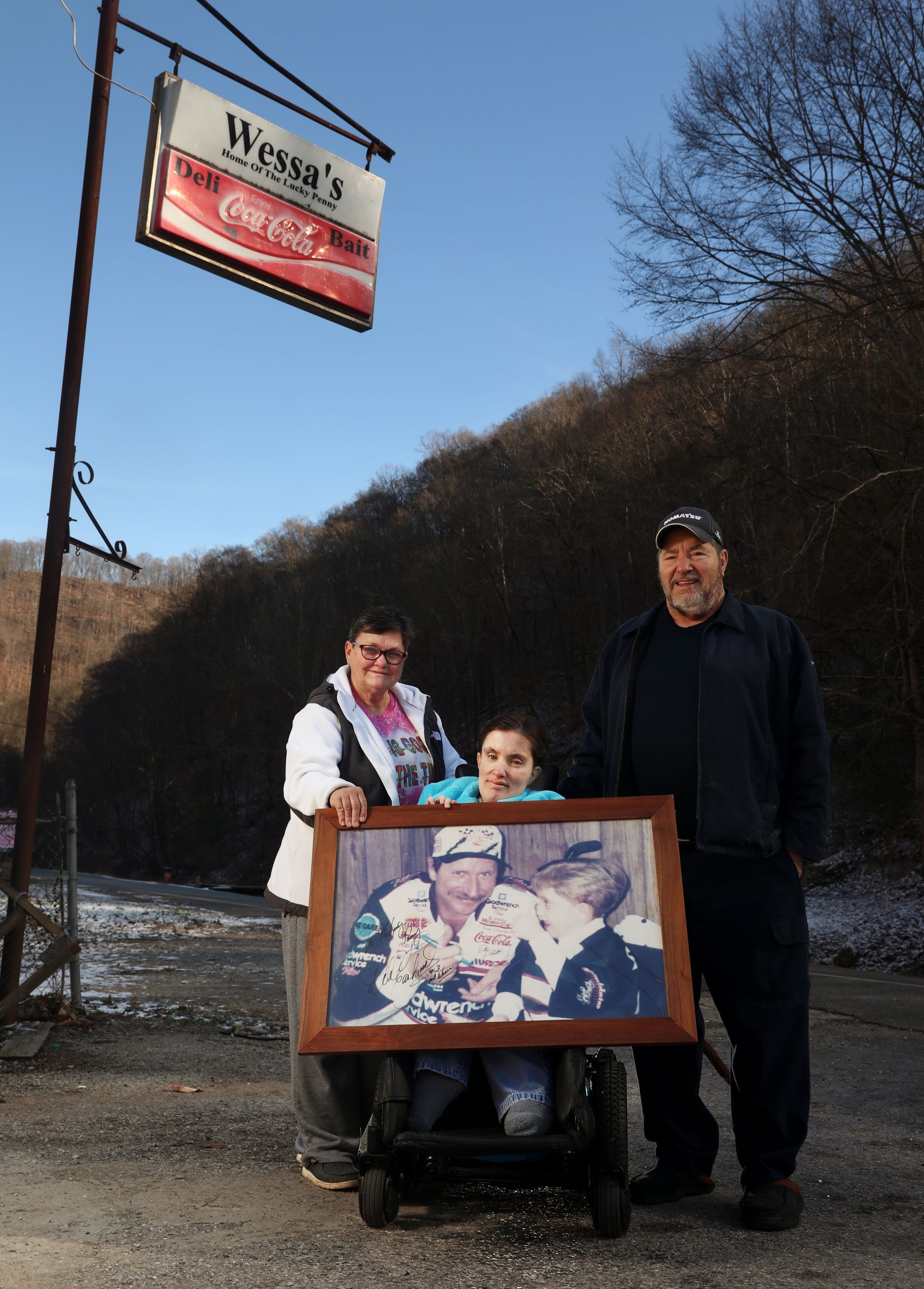 Wessa Miller y sus padres