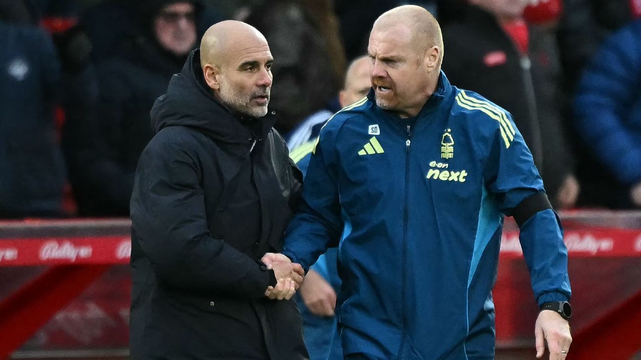 Dyche on brink of unwanted record vs. Guardiola