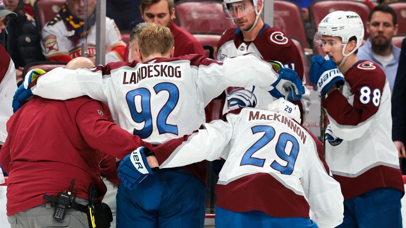 Avs C Landeskog injured, will 'miss some time'