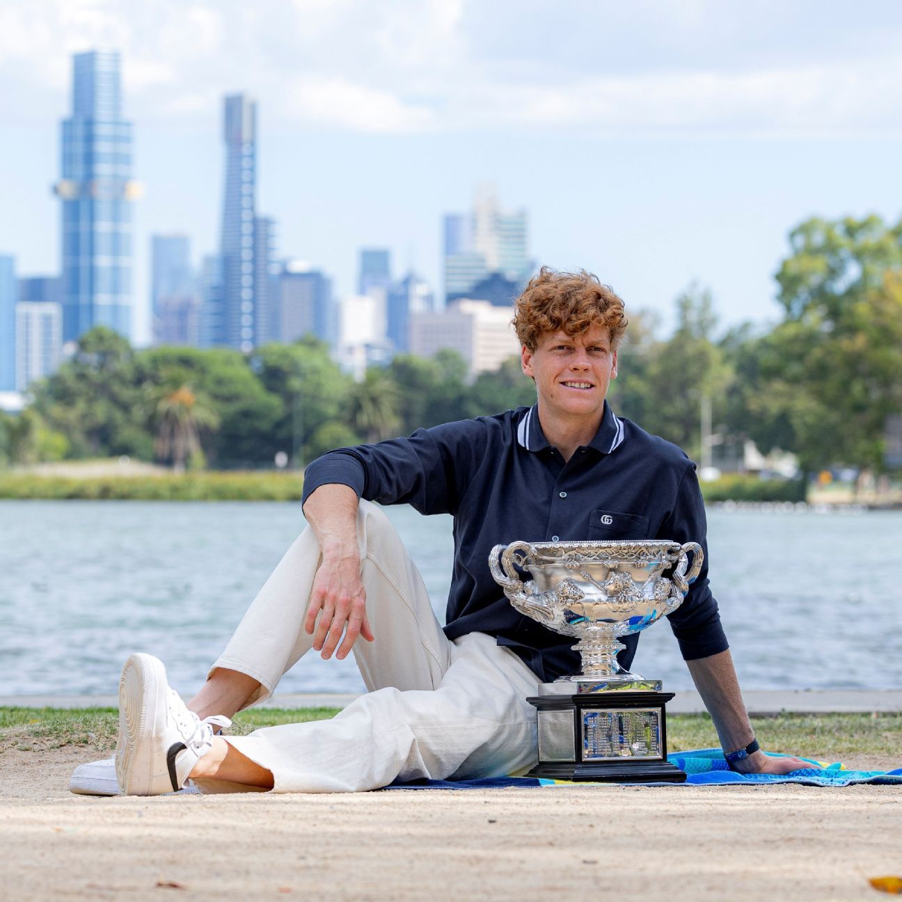 Nick Kyrgios in action