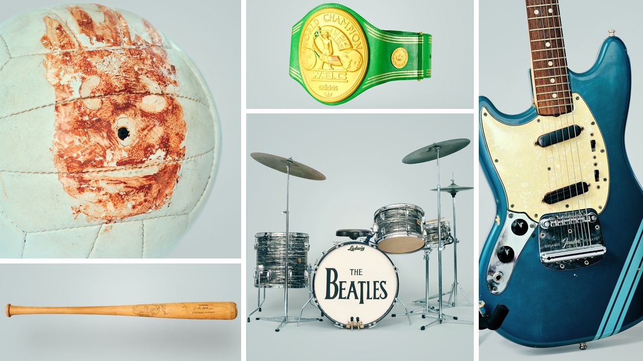 View items from Jim Irsay's iconic memorabilia collection