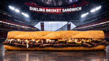 Peach Bowl honors Indiana, Oregon with 2-foot brisket sandwich